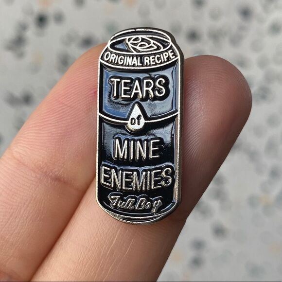 Tears of Mine Enemies Enamel Pin/Brooch - Picture 1 of 4